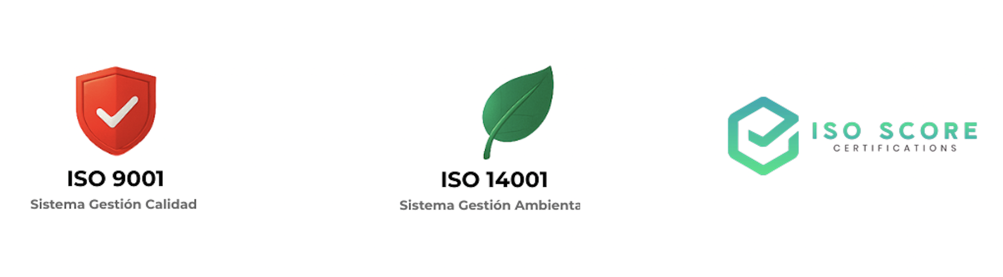 Certificaciones ISO 9001 e ISO 14001